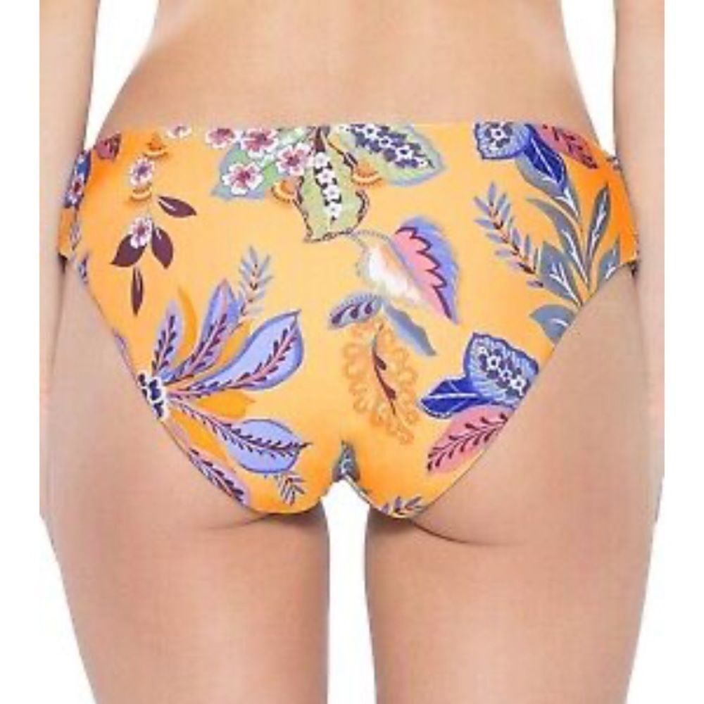 New Becca Boho by Rebecca Virture Reversible Bikini Bottom Swimwear size Medium